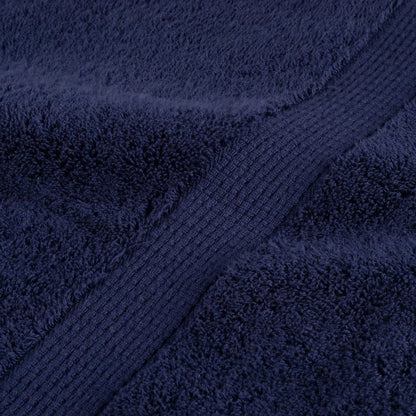Asciugamani per ospiti Premium SOLUND 2 pz Blu navy 30x50 cm