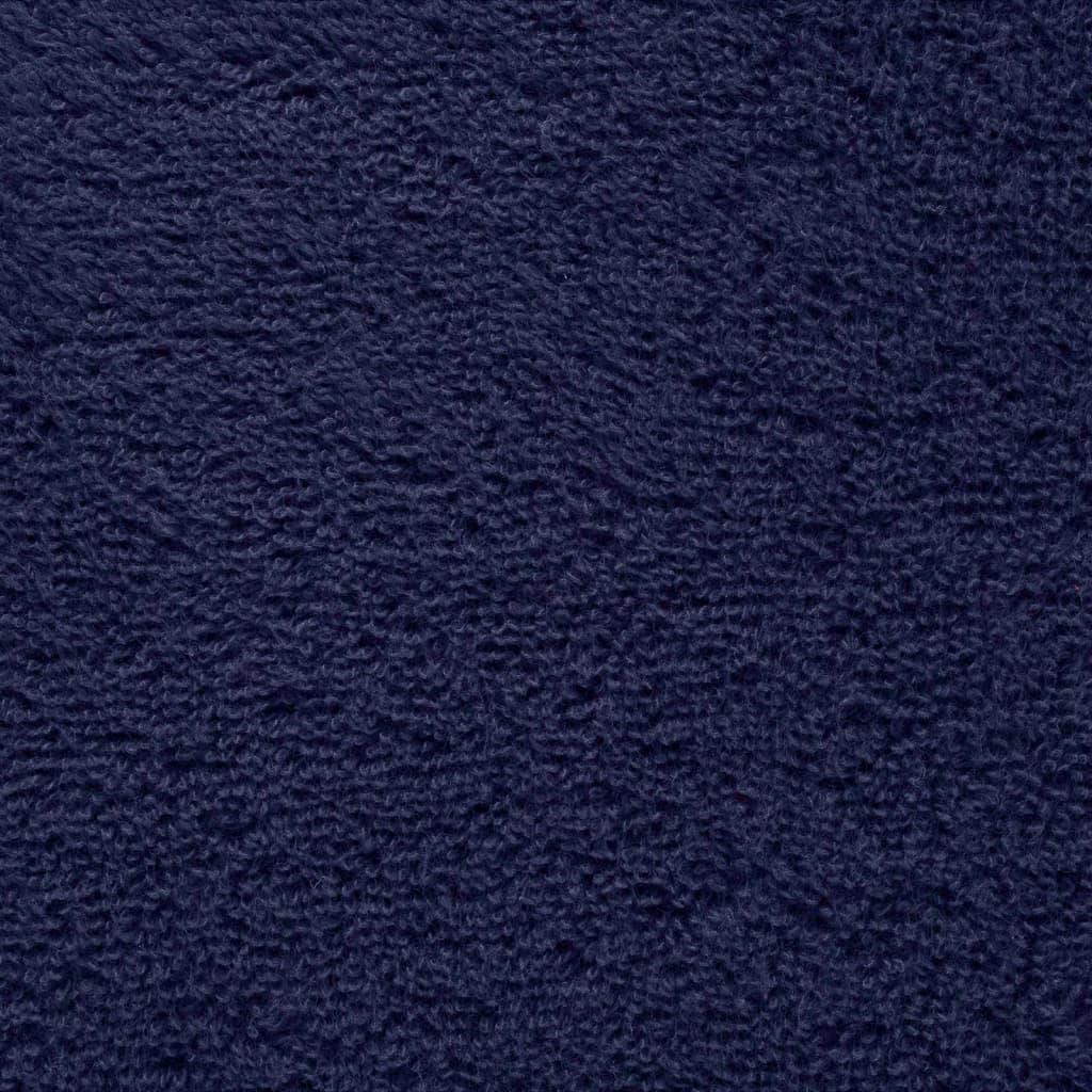 Asciugamani per Sauna SOLUND 2pz Blu Navy 50x100 cm 600gsm