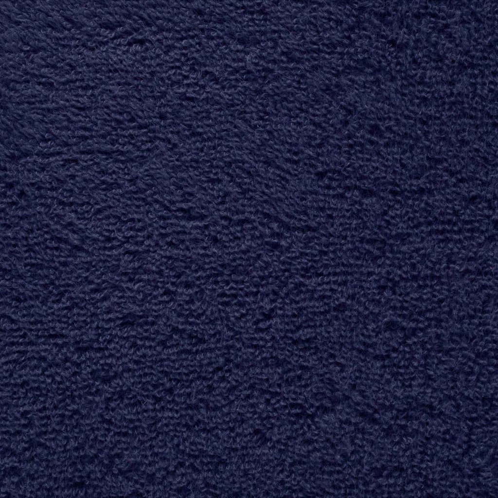 Asciugamani per Sauna SOLUND 2 pz Blu Navy 80x200cm 600gsm