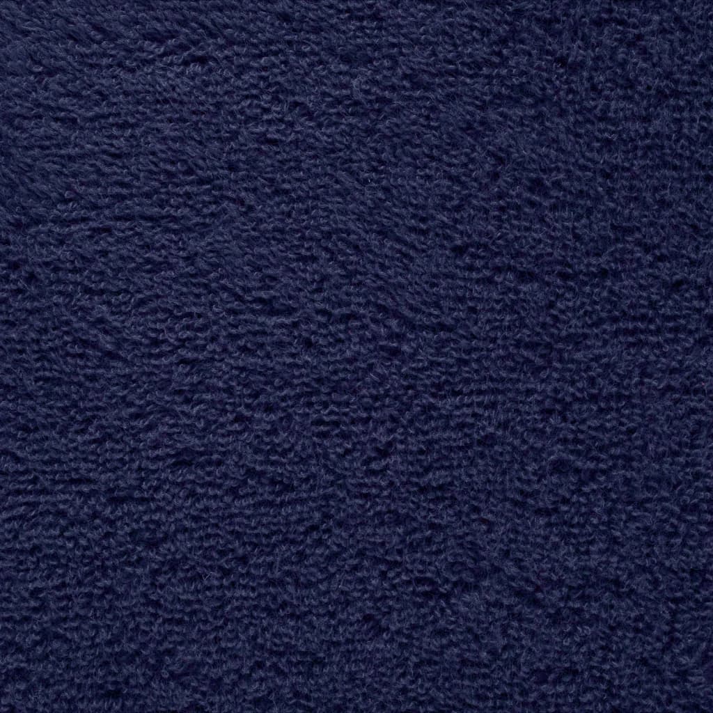 Asciugamani Sauna SOLUND 10 pz Blu Navy 80x200cm 600gsm