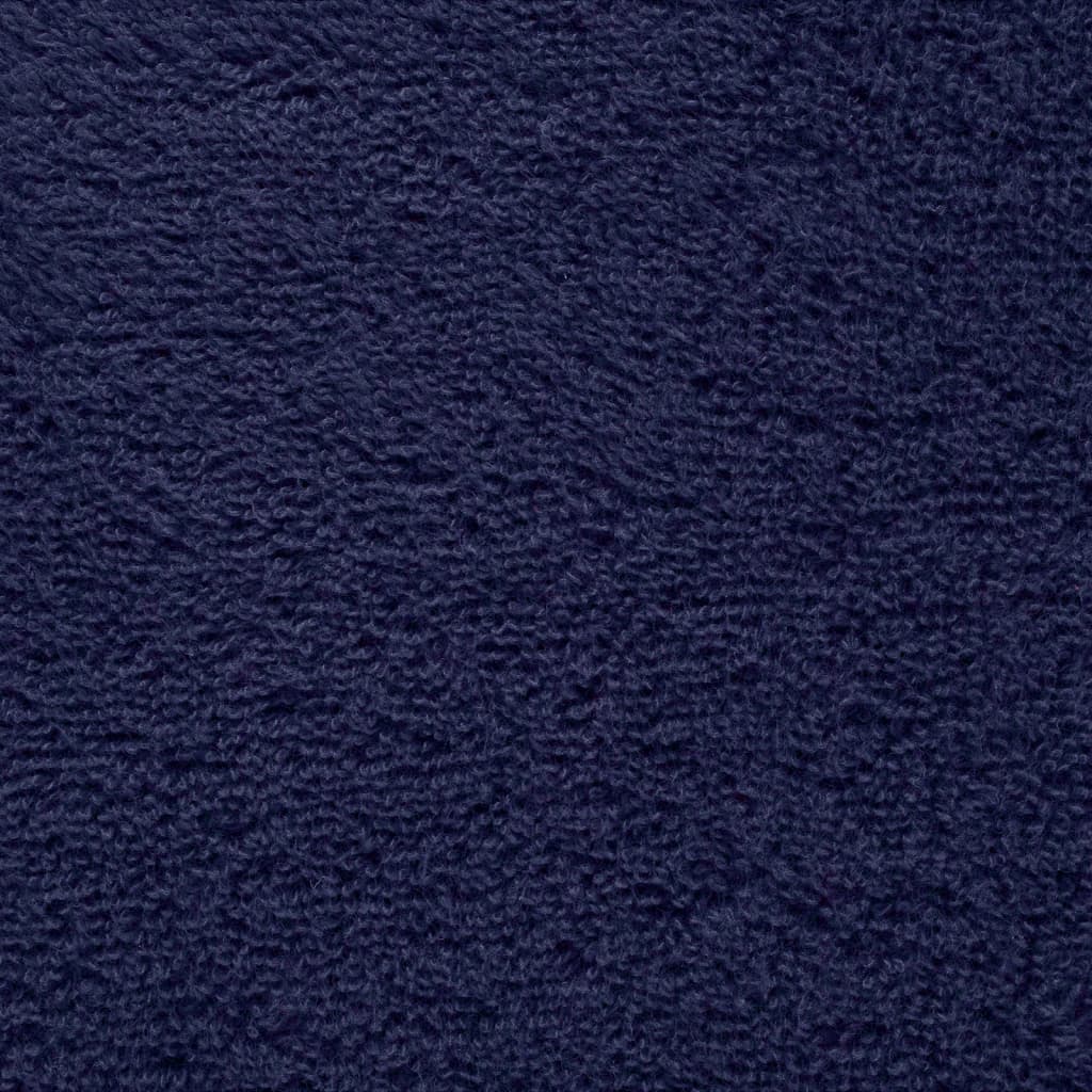 Asciugamani Premium SOLUND 10 pz Blu Navy 100x200 cm 600 g/m²