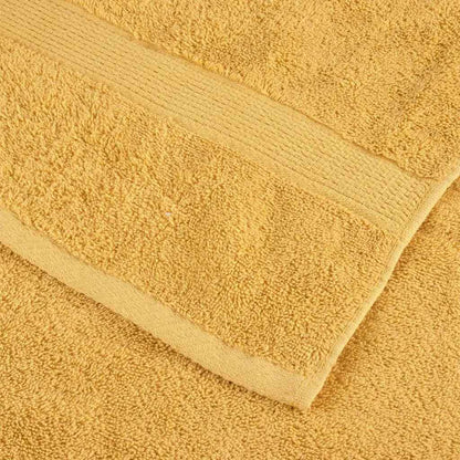 Asciugamano per Ospiti SOLUND 2 pz Oro 15 x 21 cm 550 gsm | homemem39