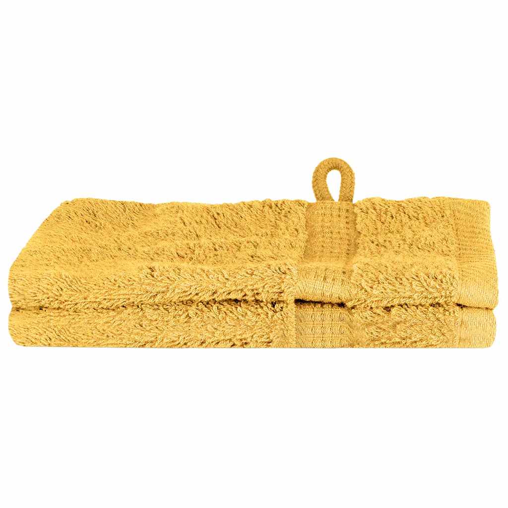 Panni per il viso SOLUND 2 pcs Oro Cotone - homemem39