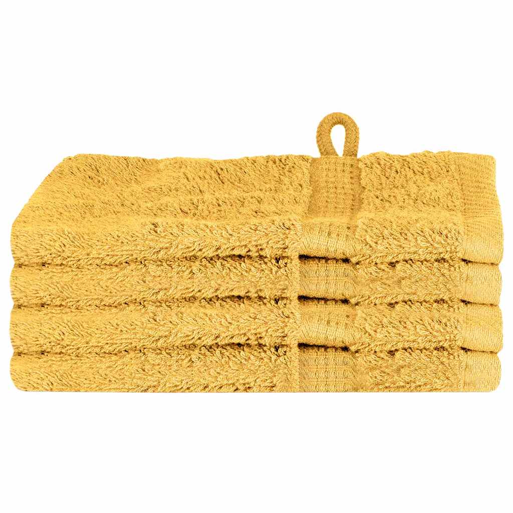 Panni per il viso SOLUND 4 pcs Oro Cotone - homemem39