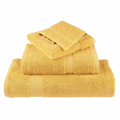 Panni per il viso SOLUND 4 pcs Oro Cotone - homemem39