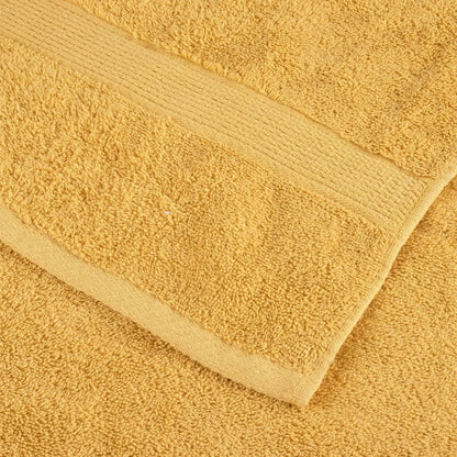 Asciugamani Premium SOLUND 2 pz Oro 30x30 cm 600 g/m²