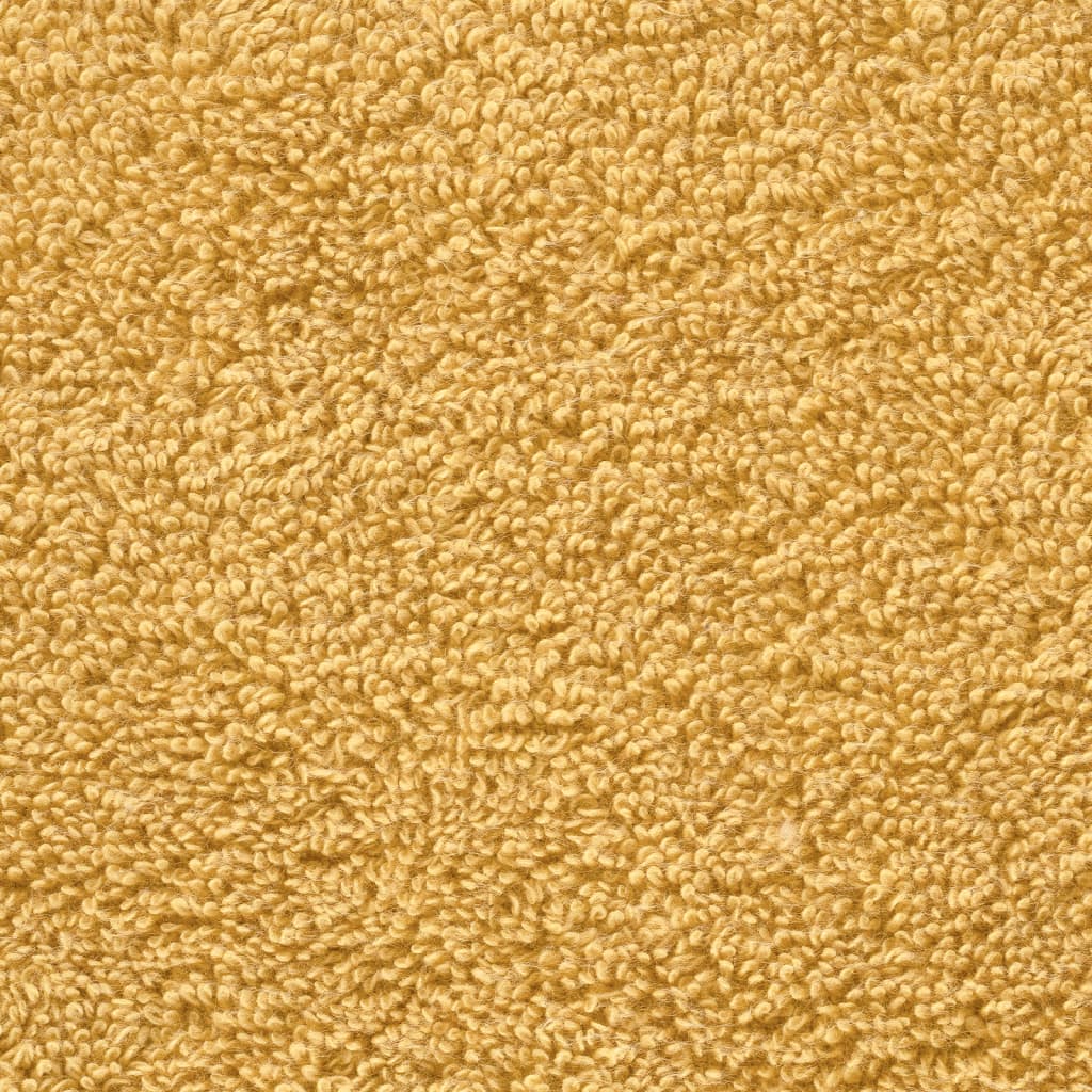 Asciugamani da Doccia SOLUND 2 pz Oro 70x140 cm 600gsm