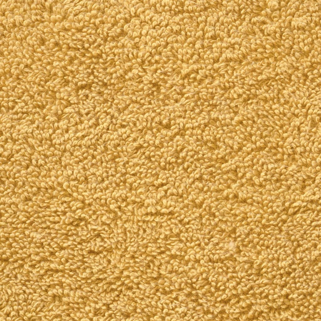 Asciugamani da Bagno SOLUND 4 pz Oro 100x150 cm 600gsm