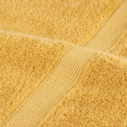 Asciugamani da bagno Premium SOLUND 10 pz Oro 100x150cm 600g/m²