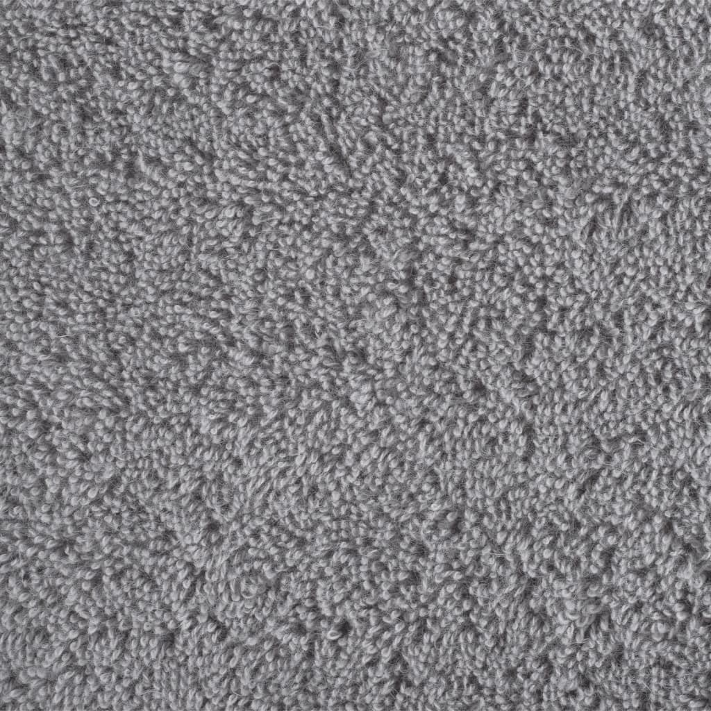 Asciugamani per ospiti Premium SOLUND 4 pz Grigio 30x50 cm 600 g/m²
