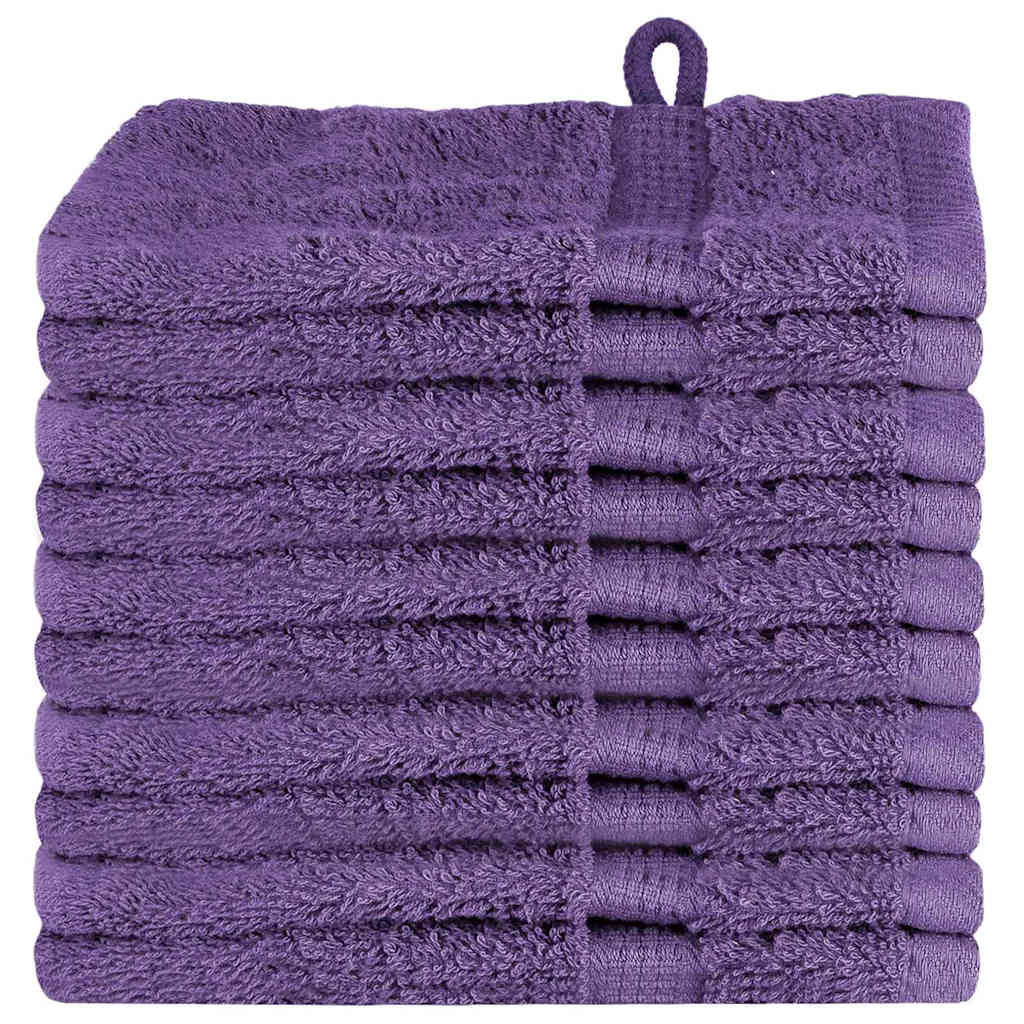 Panni per il viso SOLUND 10 pcs Viola Cotone - homemem39