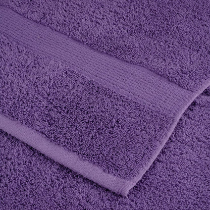 Asciugamani Premium SOLUND 10 pz Viola 30x30 cm 600 g/m² - homemem39