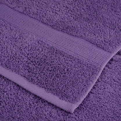 Asciugamani per Ospiti SOLUND 4 pz Viola 30x50 cm 600 g/m² - homemem39