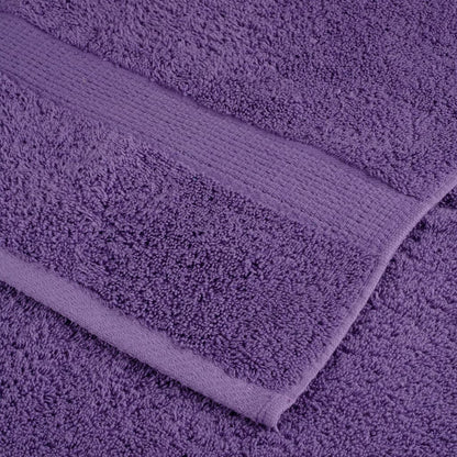 Asciugamani Premium SOLUND 2 pz Viola 50x100 cm 600 g/m² - homemem39