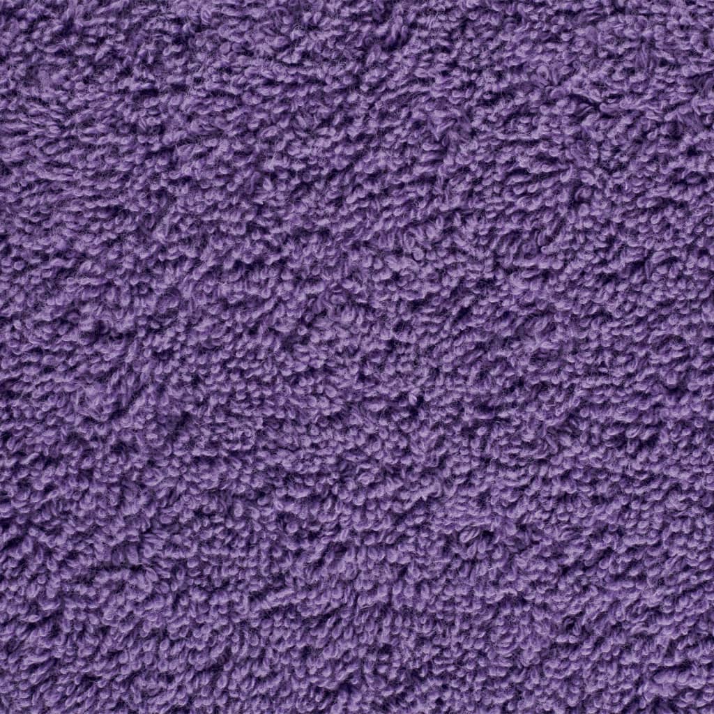 Asciugamani Premium SOLUND 10 pz Viola 50x100 cm 600 g/m²