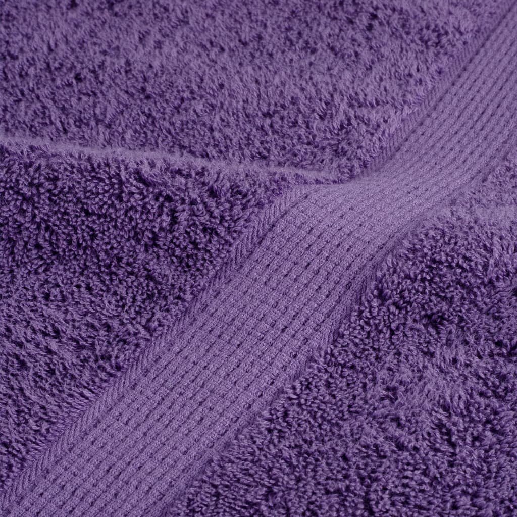 Asciugamani da bagno Premium SOLUND 10 pz Viola 100x150 cm