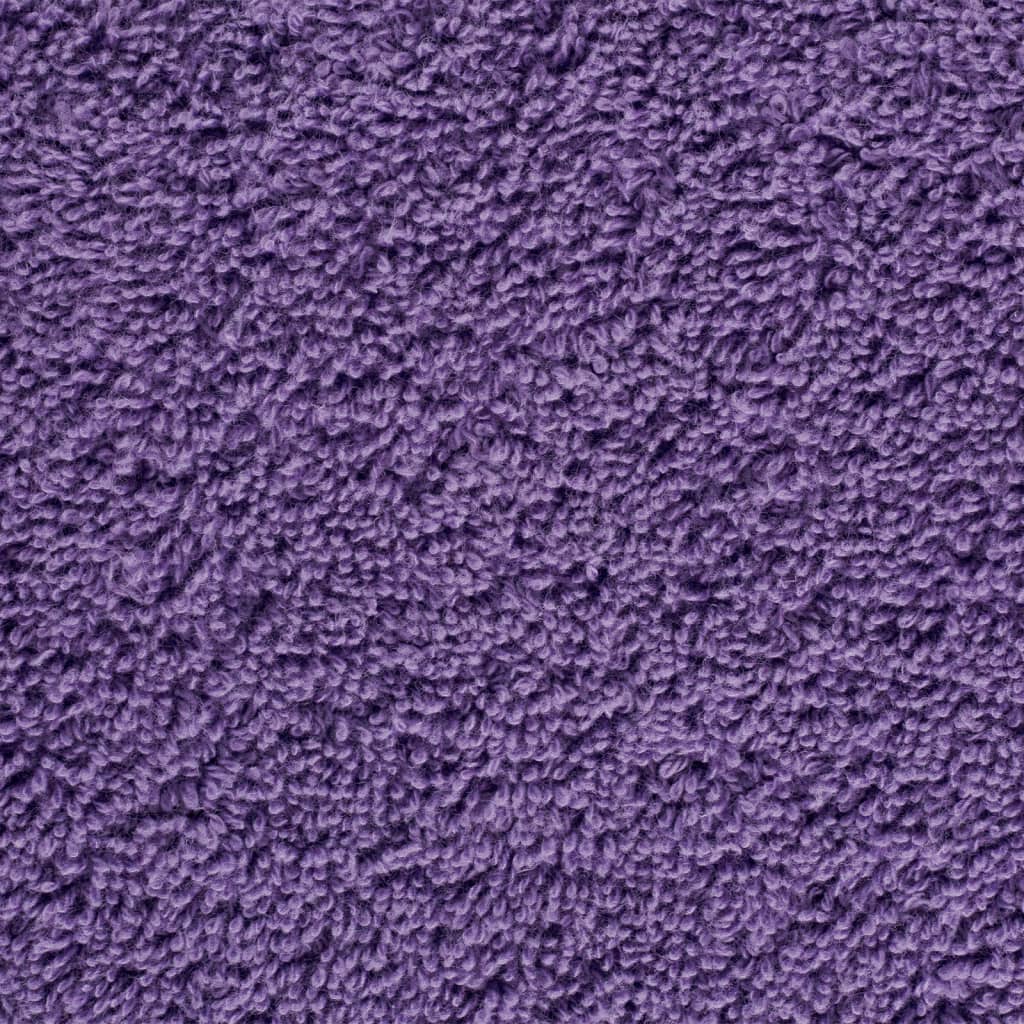 Asciugamani Premium SOLUND 2 pz Viola 100x200 cm 600 g/m²