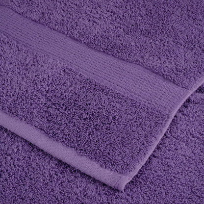 Asciugamani Premium SOLUND 2 pz Viola 100x200 cm 600 g/m²