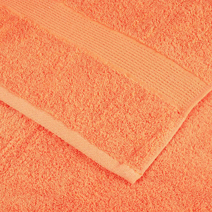 Asciugamani Doccia SOLUND 4 pz Arancioni 70x140cm 600 g/m²