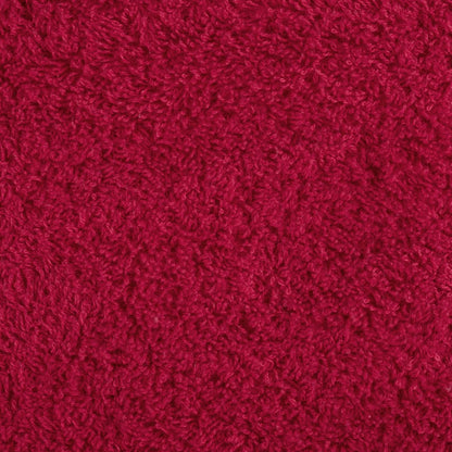 Asciugamani Premium SOLUND 10 pz Rosso 100x200 cm 600 g/m²