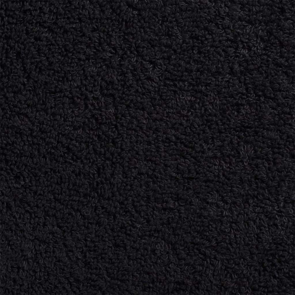 Asciugamano per Ospiti SOLUND 2 pz Nero 15 x 21 cm 550 gsm | homemem39