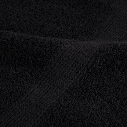 Asciugamani Premium SOLUND 4 pz Nero 30x30 cm 600 g/m²