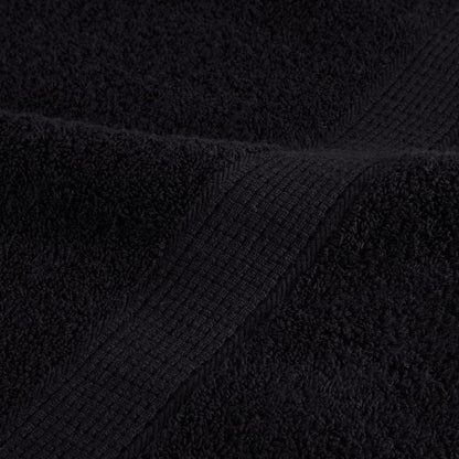 Asciugamani per Ospiti SOLUND 4 pz Neri 30x50 cm 600 gsm