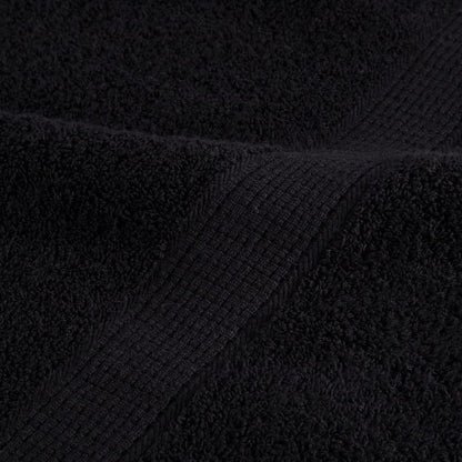 Asciugamani da bagno Premium SOLUND 4 pz Nero 100x150cm 600g/m²