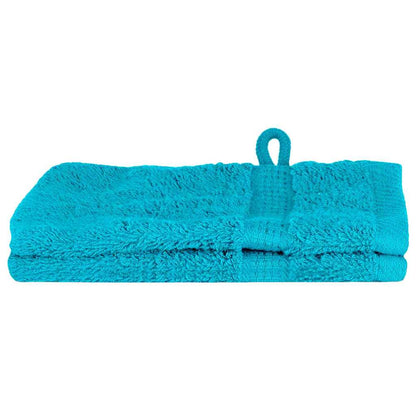 Panni per il viso SOLUND 2 pcs Turchese Cotone - homemem39