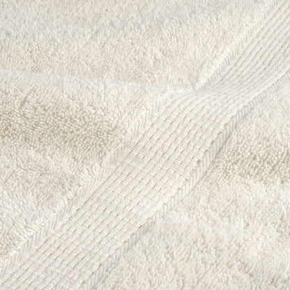 Asciugamani da Doccia SOLUND 2 pz Crema 70x140 cm 600 g/m²