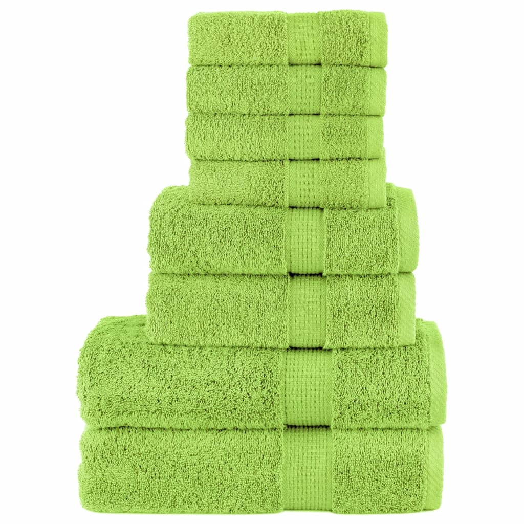 Set ASciugamani SOLUND 8 pz Verdi 600 gsm | homemem39