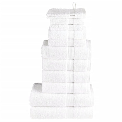 Set ASciugamani SOLUND 12 pz Bianchi 600 gsm