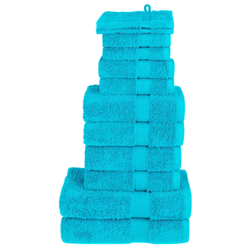 Set di Asciugamani Sportivi 2 pz 50 x 30 cm, 200 x 100 cm