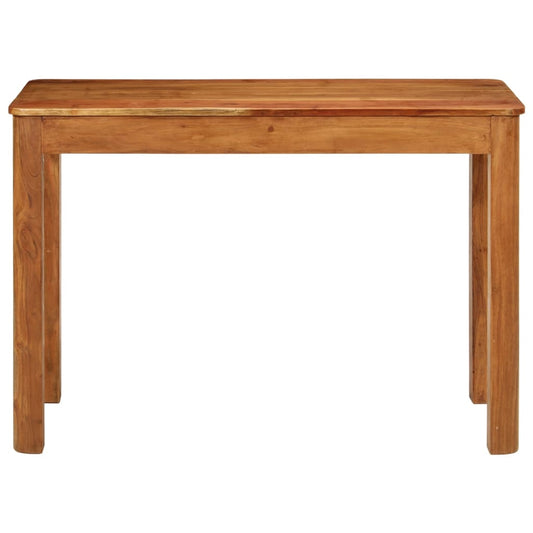 Tavolo da Pranzo 110x55x76 cm Legno Massello di Acacia