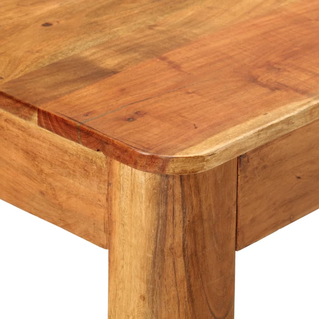Tavolo da Pranzo 110x55x76 cm Legno Massello di Acacia | homemem39