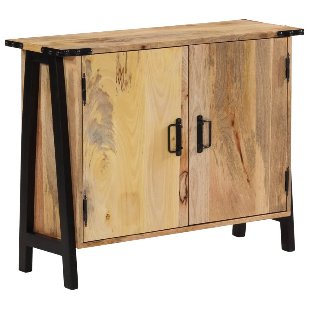 Sideboard 88x30x69 cm in Solid Mango Wood