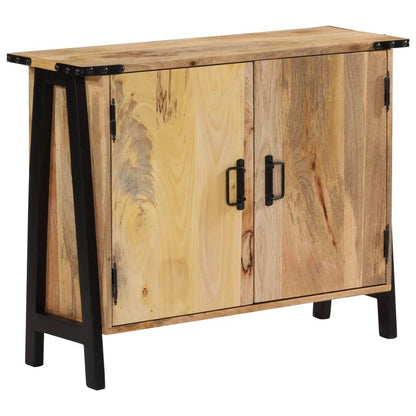 Sideboard 88x30x69 cm in Solid Mango Wood