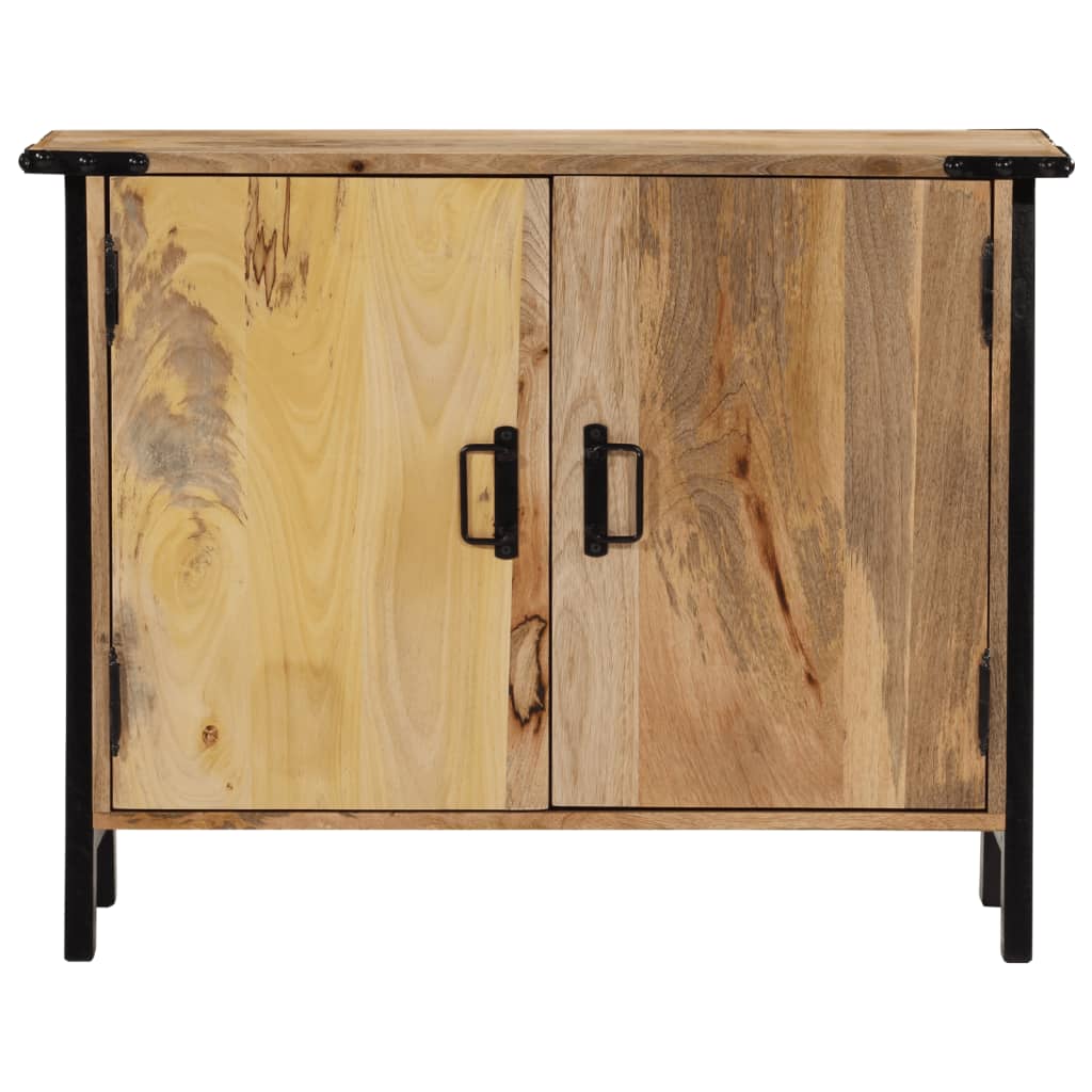 Sideboard 88x30x69 cm in Solid Mango Wood