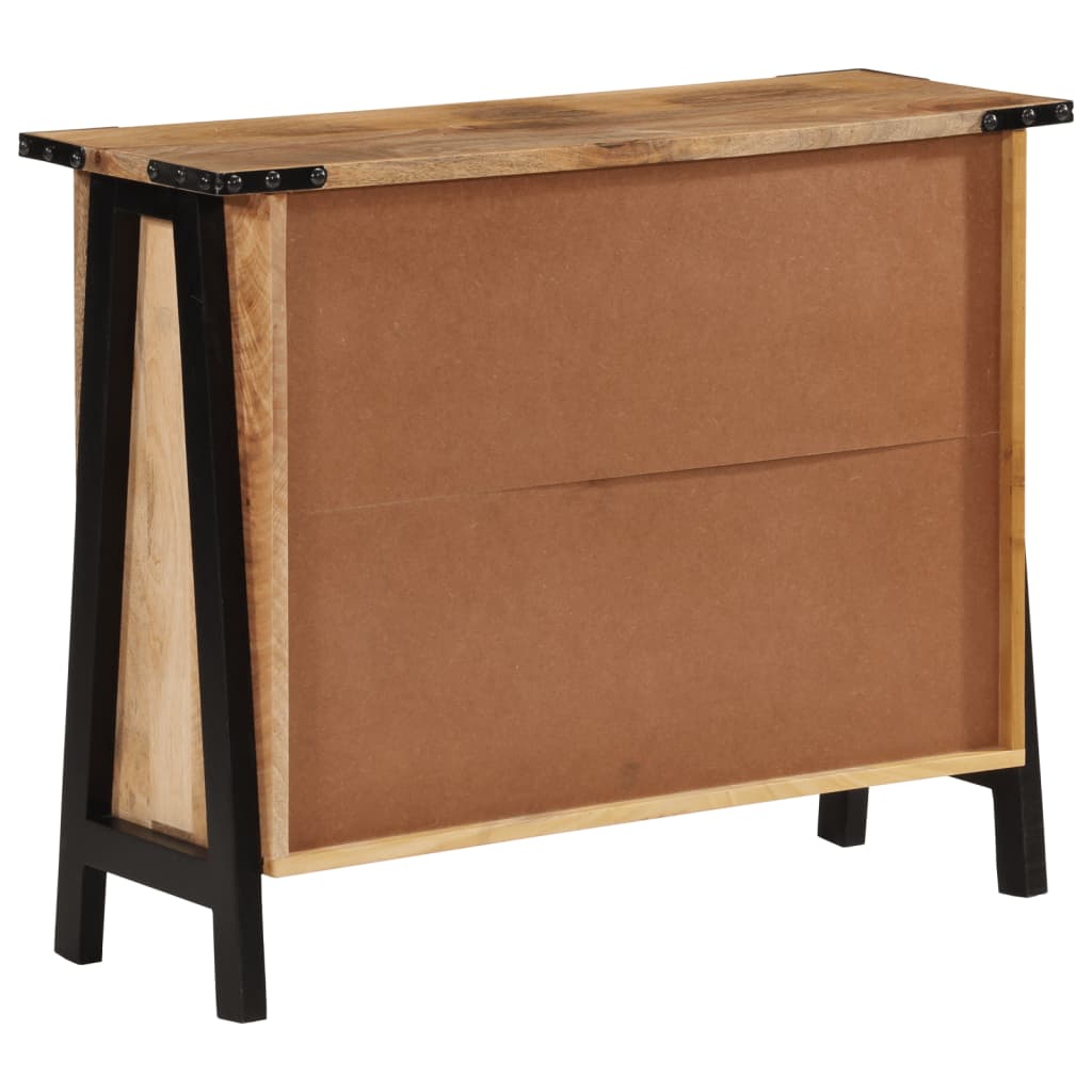 Sideboard 88x30x69 cm in Solid Mango Wood