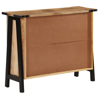 Sideboard 88x30x69 cm in Solid Mango Wood