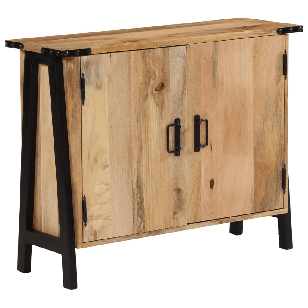 Sideboard 88x30x69 cm in Solid Mango Wood