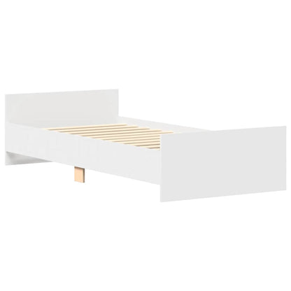 Giroletto Bianco 90x200 cm in Legno Multistrato | homemem39