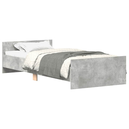 Giroletto Grigio Cemento 90x200 cm in Legno Multistrato - homemem39