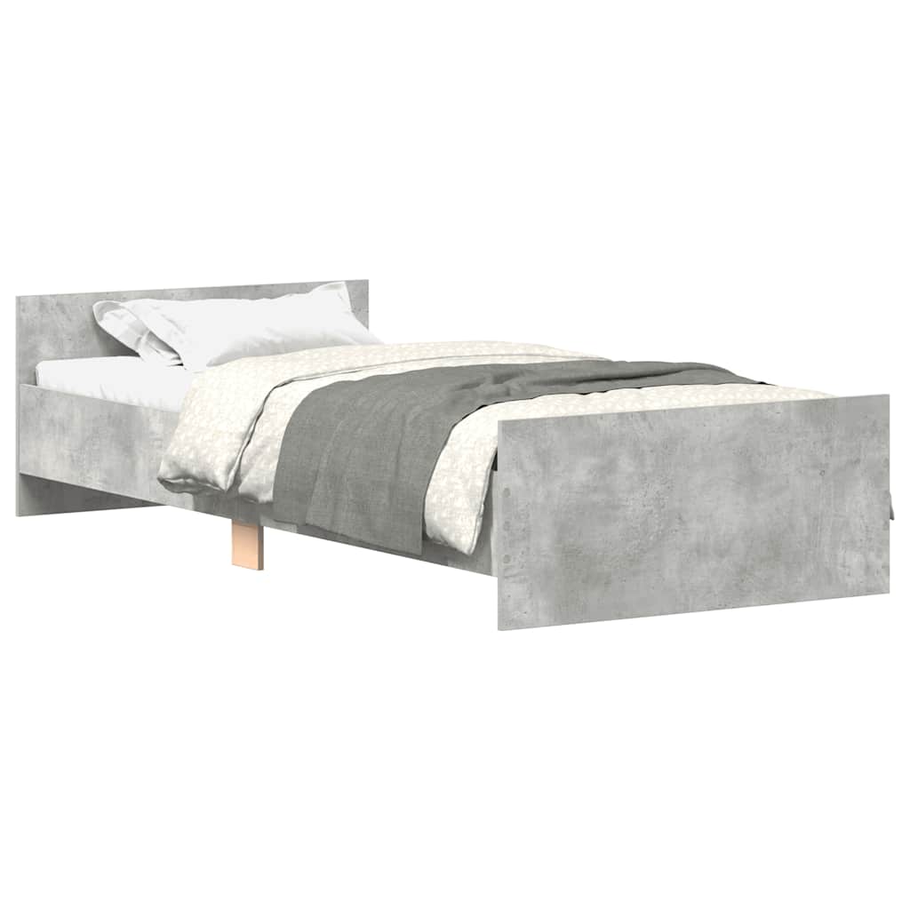 Giroletto Grigio Cemento 90x200 cm in Legno Multistrato