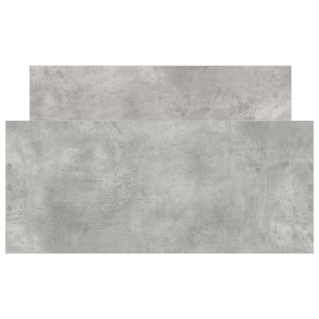 Giroletto Grigio Cemento 90x200 cm in Legno Multistrato - homemem39