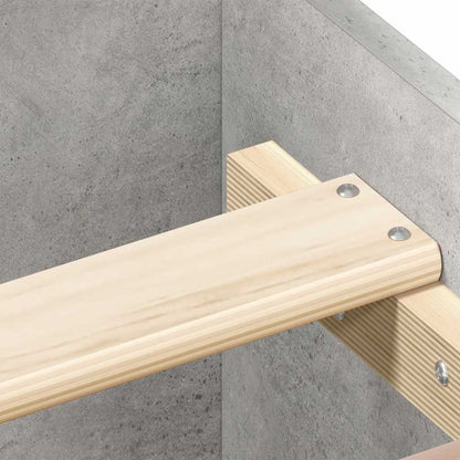 Giroletto Grigio Cemento 90x200 cm in Legno Multistrato | homemem39