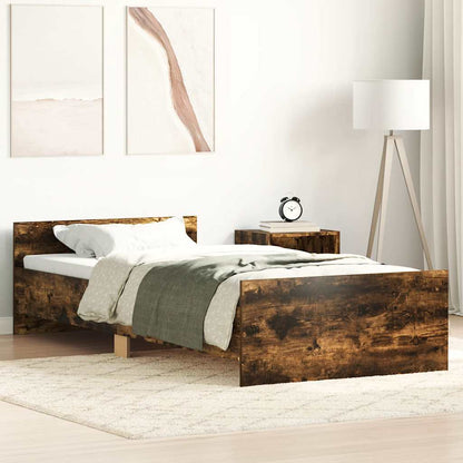 Giroletto senza Materasso Rovere Fumo 90x200 cm in Truciolato | homemem39