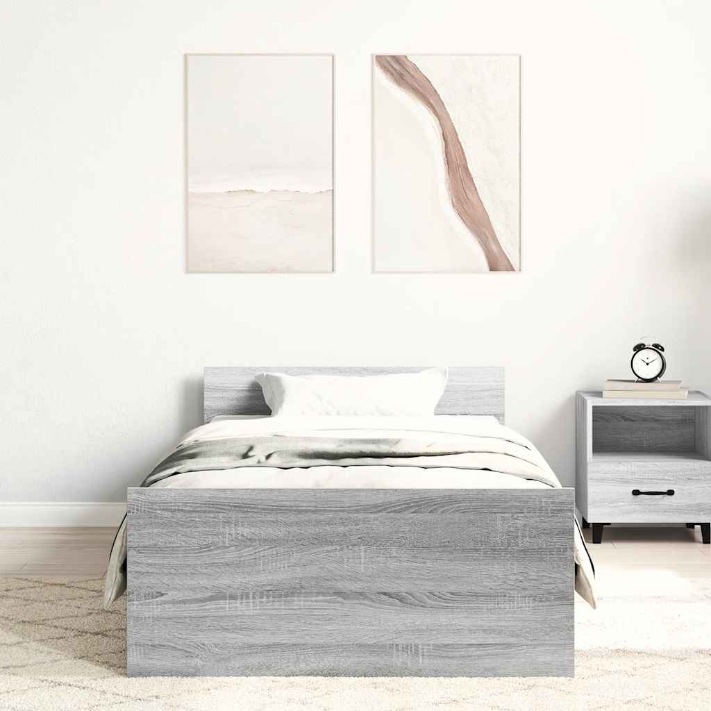 Giroletto Grigio Sonoma 100x200 cm in Legno Multistrato | homemem39