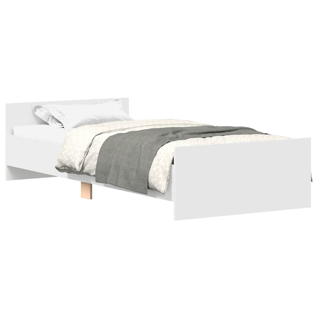 Giroletto Bianco 90x190 cm in Legno Multistrato | homemem39