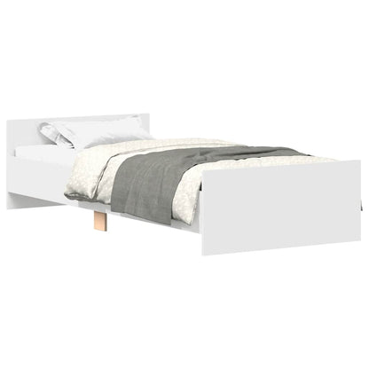 Giroletto Bianco 90x190 cm in Legno Multistrato | homemem39